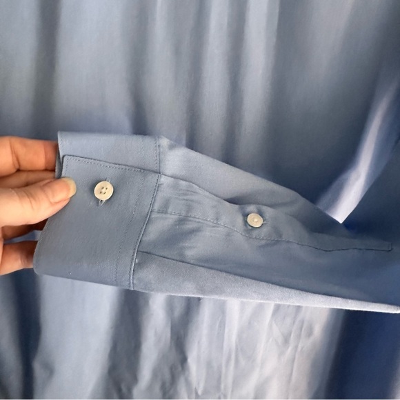 Bespoke Slim Fit LS Shirt Light Blue M15-15.5 32/33 - Picture 4 of 7